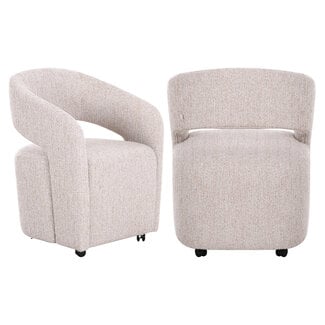 Richmond Interiors  Eetkamerstoel Vixen naturel linear