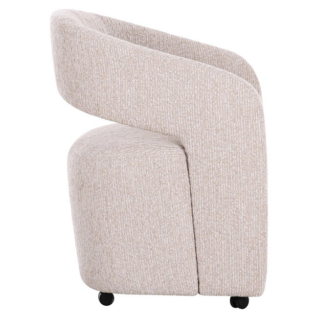 Richmond Interiors  Eetkamerstoel Vixen naturel linear