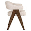 Richmond Interiors  Eetkamerstoel Mori cream tweed fire retardant