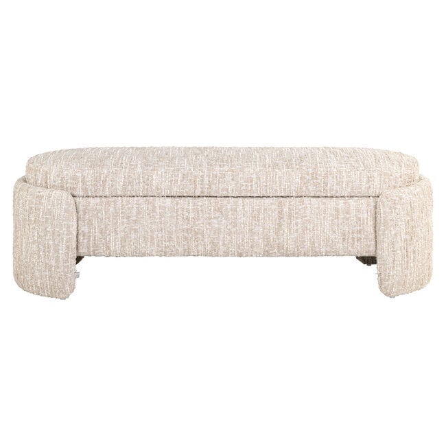 Richmond Interiors  Bank Cupid beige angora met opbergruimte
