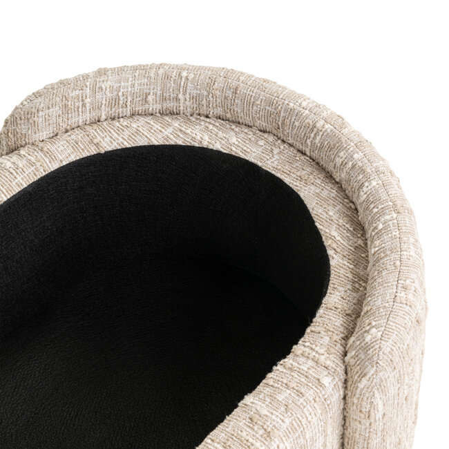 Richmond Interiors  Bank Cupid beige angora met opbergruimte
