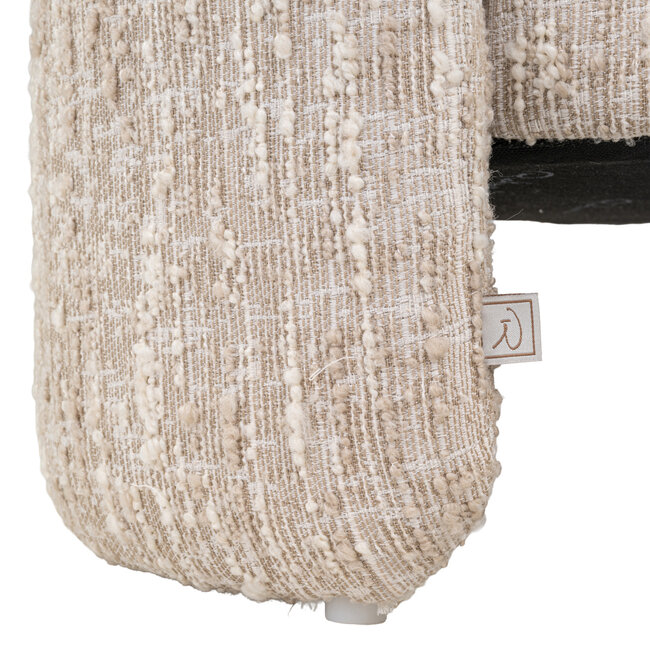 Richmond Interiors  Poef & Voetenbank Cupid beige angora met opbergruimte