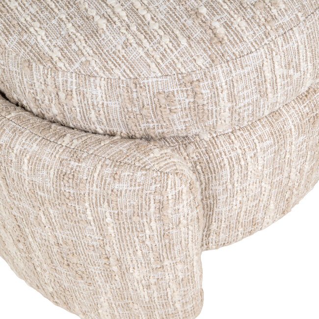 Richmond Interiors  Poef & Voetenbank Cupid beige angora met opbergruimte