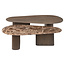 Richmond Interiors  Salontafel Castello Smoked charchoal - Set van 2