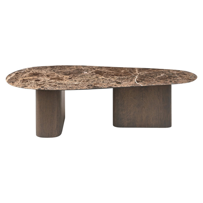Richmond Interiors  Salontafel Castello Smoked charchoal - Set van 2