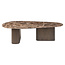 Richmond Interiors  Salontafel Castello Smoked charchoal - Set van 2