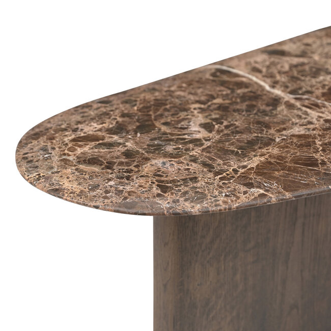 Richmond Interiors  Salontafel Castello Smoked charchoal - Set van 2