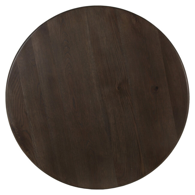 Richmond Interiors  Countertafel Harper Smoked charchoal Ø81 cm