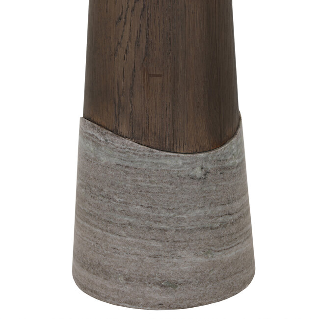 Richmond Interiors  Countertafel Harper Smoked charchoal Ø81 cm