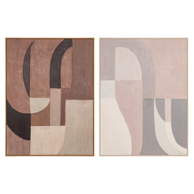 Richmond Interiors  Wall art Tatu rechts bruin