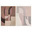 Richmond Interiors  Wall art Tatu rechts bruin