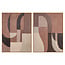 Richmond Interiors  Wall art Tatu rechts bruin