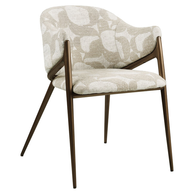 Richmond Interiors  Eetkamerstoel Gwen naturel oasis