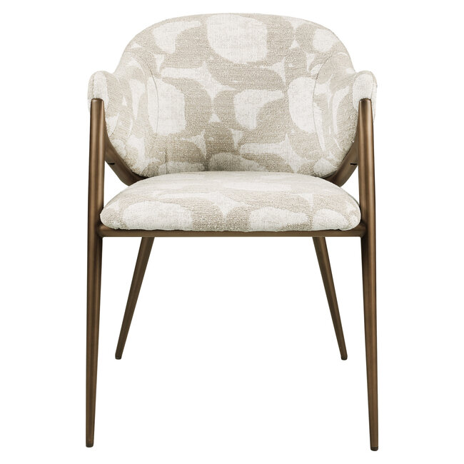 Richmond Interiors  Eetkamerstoel Gwen naturel oasis