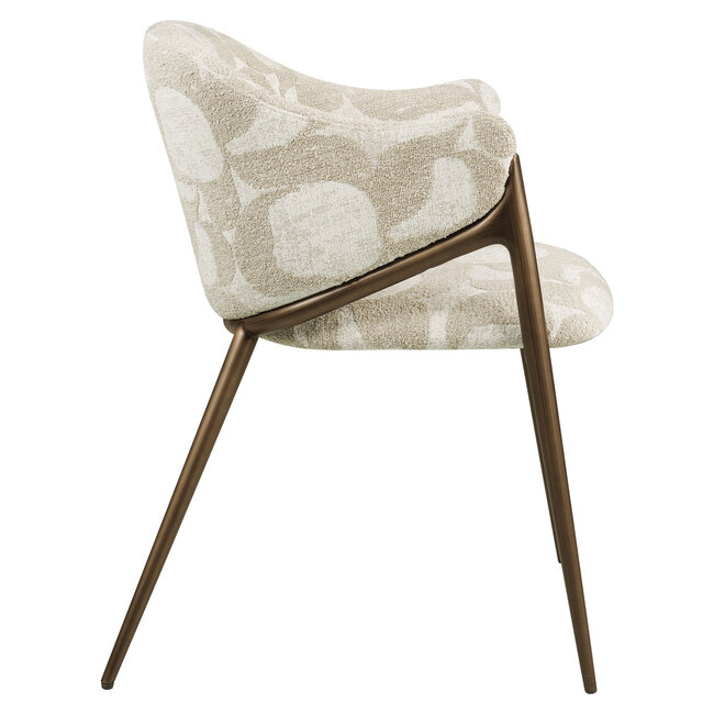 Richmond Interiors  Eetkamerstoel Gwen naturel oasis