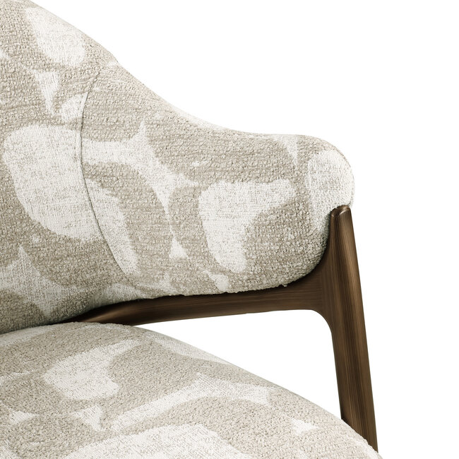 Richmond Interiors  Eetkamerstoel Gwen naturel oasis