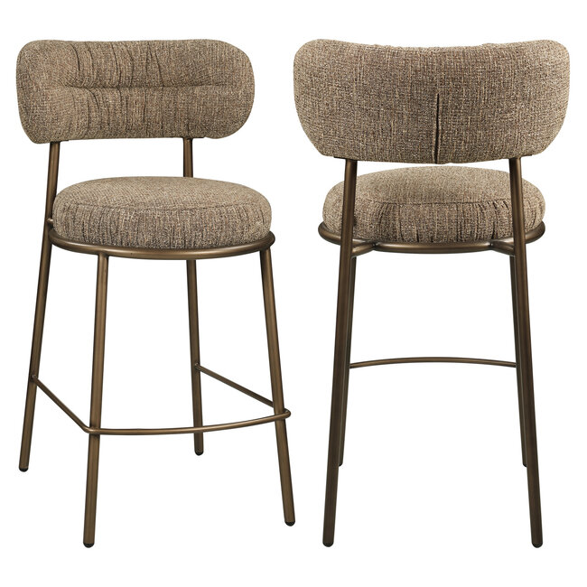 Richmond Interiors  Counterstoel Encanto bruin tweed