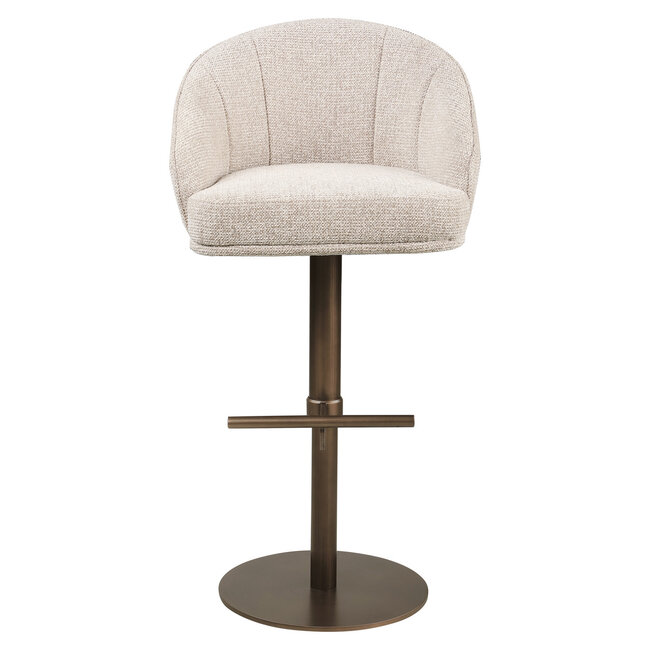 Richmond Interiors  Barstoel Beverly naturel fancy draaibaar
