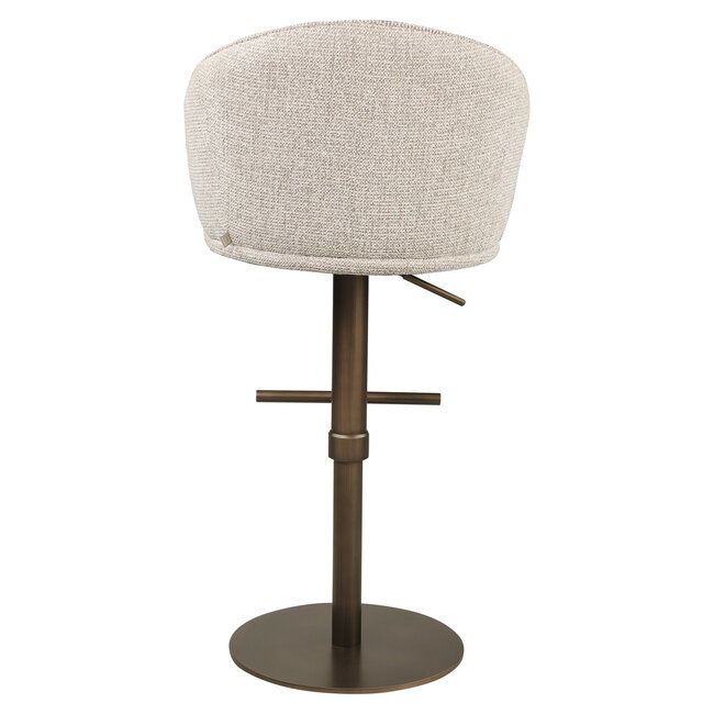 Richmond Interiors  Barstoel Beverly naturel fancy draaibaar