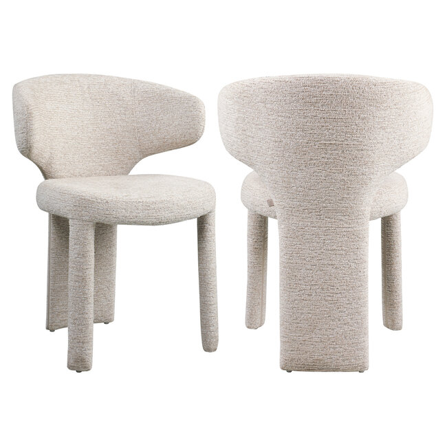 Richmond Interiors  Eetkamerstoel Viola naturel linear