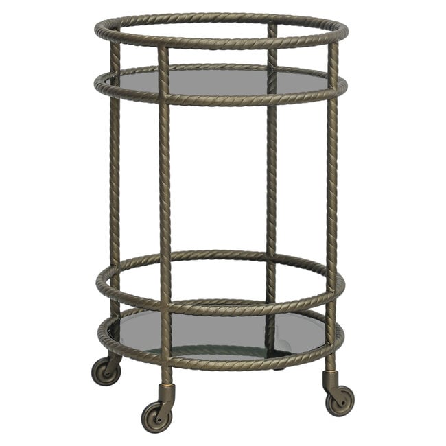 Richmond Interiors  Trolley Macallan antiek brons