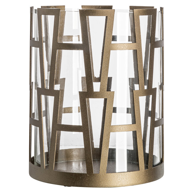 Richmond Interiors  Windlicht Shandy antiek brons klein