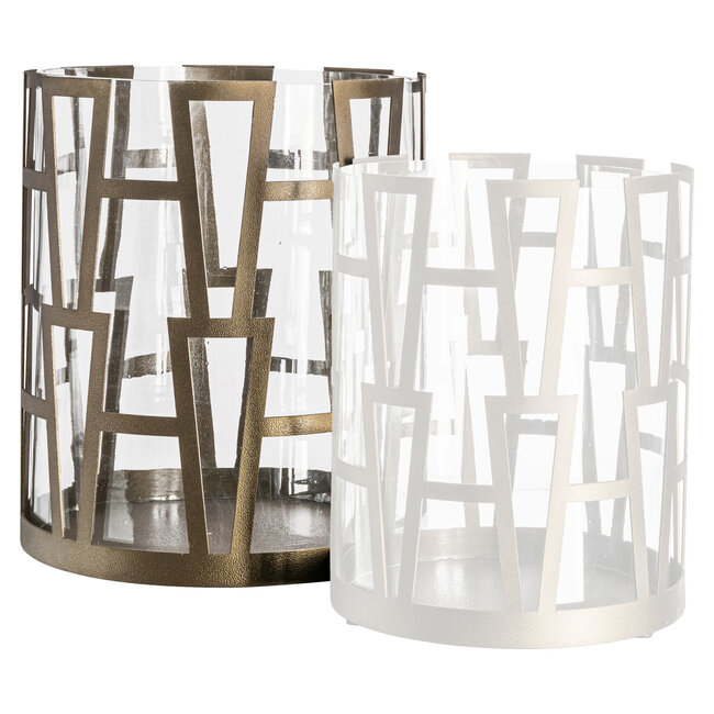 Richmond Interiors  Windlicht Shandy antiek brons big