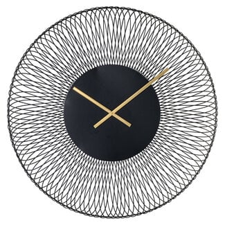 Richmond Interiors  Klok Blunt zwart Ø 85 cm