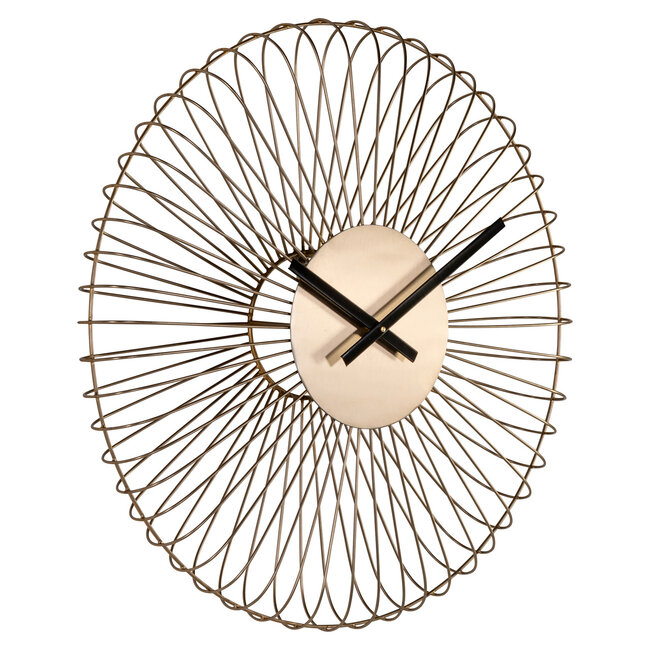 Richmond Interiors  Klok Wirle goud Ø61 cm