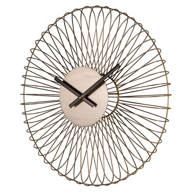 Richmond Interiors  Klok Wirle goud Ø61 cm