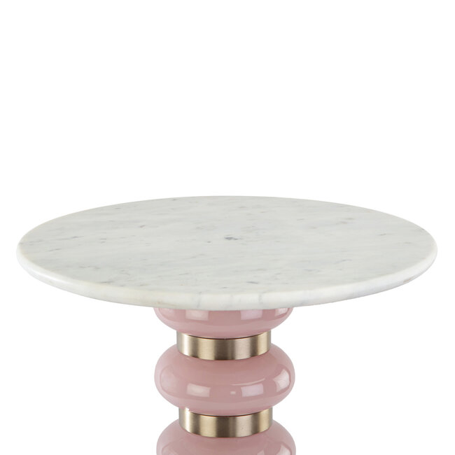 Richmond Interiors  Bijzettafel Villeray roze Ø 40 cm