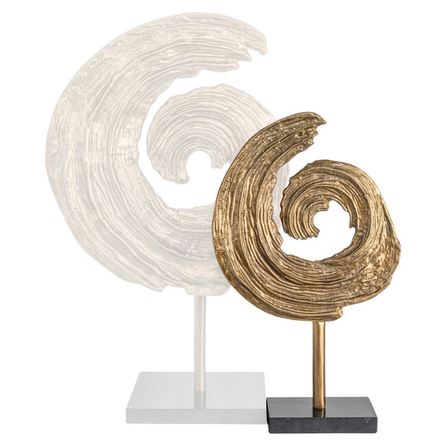 Richmond Interiors  Decoratief object Swirl antiek brons