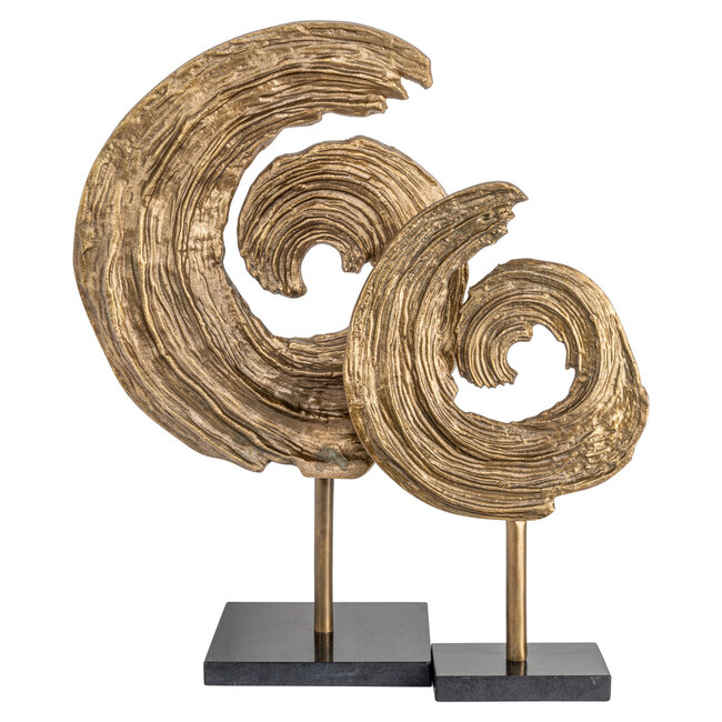 Richmond Interiors  Decoratief object Swirl antiek brons