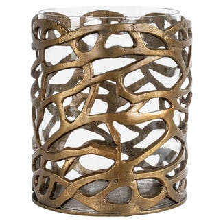 Richmond Interiors  Windlicht Mase antiek brons