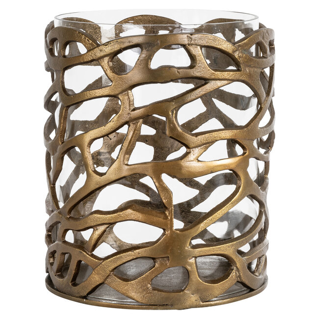 Richmond Interiors  Windlicht Mase antiek brons