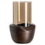 Richmond Interiors  Windlicht Jade walnoot klein