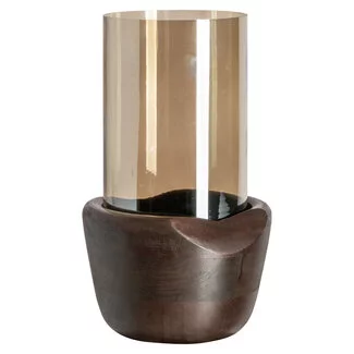 Richmond Interiors  Windlicht Sloane walnoot groot
