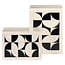 Richmond Interiors  Opbergdoos Flake wit - Set van 2
