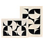 Richmond Interiors  Opbergdoos Flake wit - Set van 2