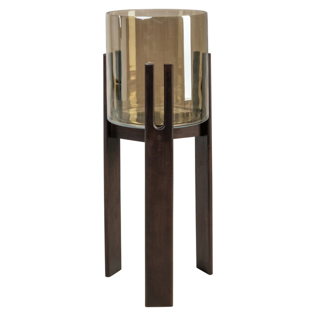 Richmond Interiors  Windlicht Reese walnoot groot