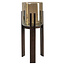 Richmond Interiors  Windlicht Reese walnoot groot