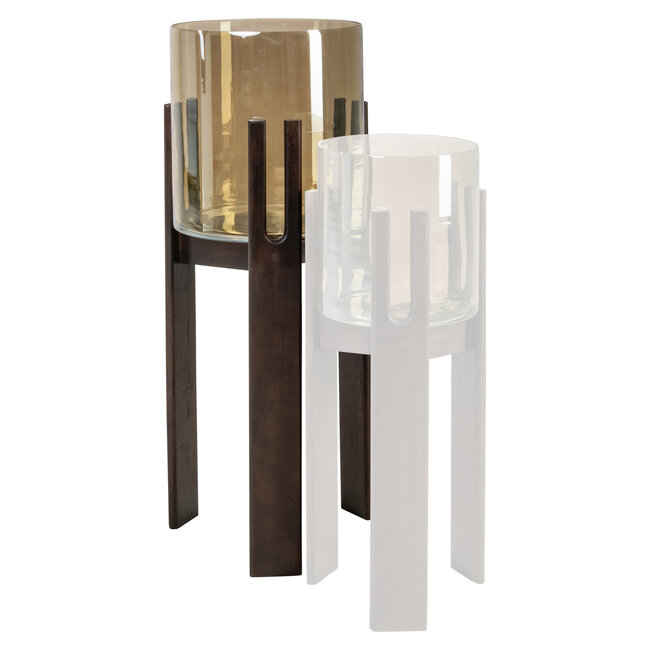 Richmond Interiors  Windlicht Reese walnoot groot