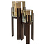 Richmond Interiors  Windlicht Reese walnoot groot