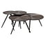 Richmond Interiors  Salontafel Quadra Brunzae - Set van 4