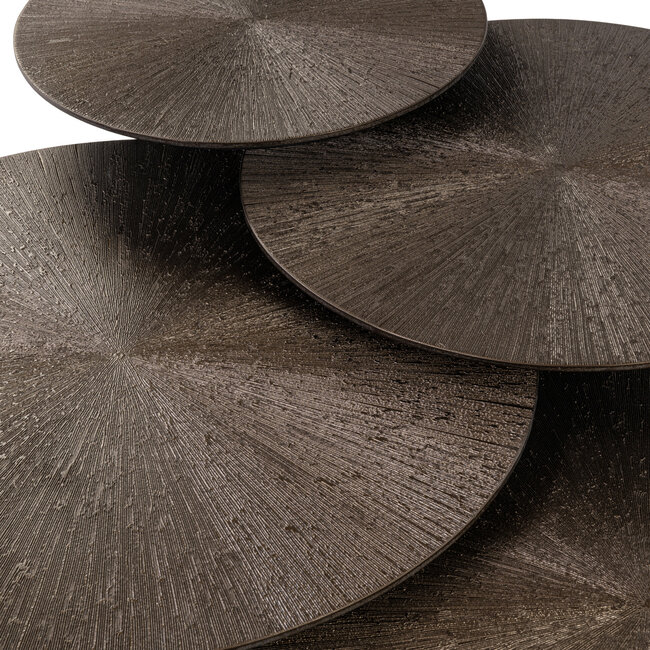 Richmond Interiors  Salontafel Quadra Brunzae - Set van 4