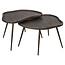 Richmond Interiors  Salontafel Bean Brunzae - Set van 2