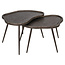 Richmond Interiors  Salontafel Bean Brunzae - Set van 2