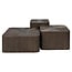 Richmond Interiors  Salontafel Cubes Brunzae - Set van 3