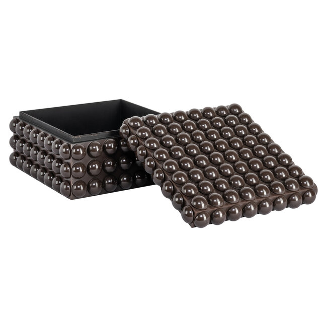Richmond Interiors  Opbergdoos Nyx donker bruin groot