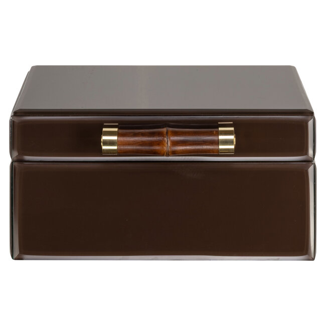 Richmond Interiors  Opbergdoos Echo donker bruin groot